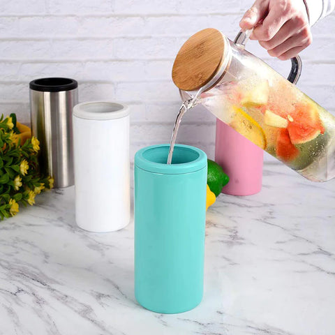 Can cooler in stainless steel